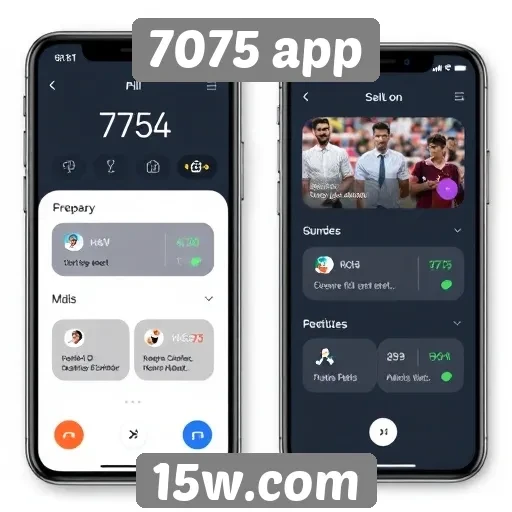 Análise das funcionalidades do site 7075 app